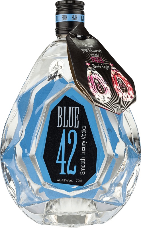 19,95 € Envío gratis | Vodka Blue 42 Reino Unido Botella 70 cl