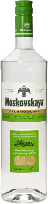 18,95 € Envío gratis | Vodka Moskovskaya Rusia 1 L