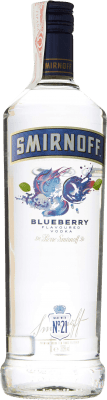 17,95 € Free Shipping | Vodka Smirnoff Blueberry France Bottle 1 L
