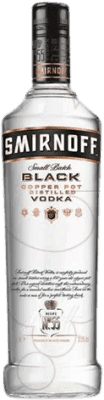 24,95 € Spedizione Gratuita | Vodka Smirnoff Black — Edizione Nera Francia 1 L