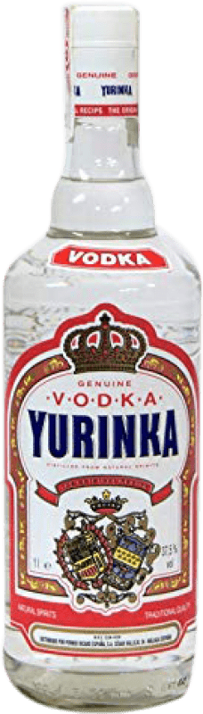 14,95 € Envío gratis | Vodka Yurinka España Botella 1 L