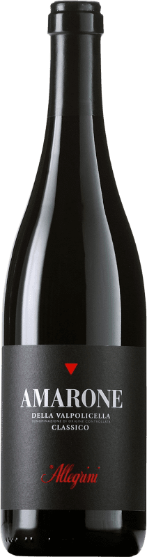 117,95 € Spedizione Gratuita | Vino rosso Allegrini Amarone Classico Crianza D.O.C. Italia Italia Corvina, Rondinella, Oseleta Bottiglia 75 cl