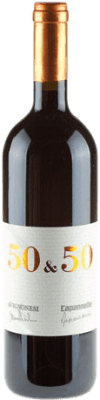 139,95 € Бесплатная доставка | Красное вино Capannelle 50 & 50 D.O.C. Italy Италия Merlot — Мерло, Sangiovese — Санджовезе 75 cl