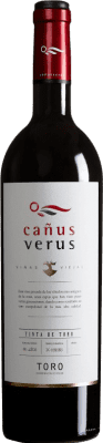 12,95 € Spedizione Gratuita | Vino rosso Cañus Verus Crianza D.O. Toro Castilla y León Spagna Tempranillo Bottiglia 75 cl