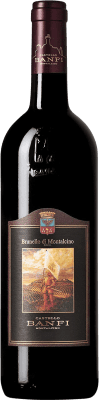 39,95 € Spedizione Gratuita | Vino rosso Castello Banfi D.O.C.G. Brunello di Montalcino Toscana Italia Sangiovese Bottiglia 75 cl