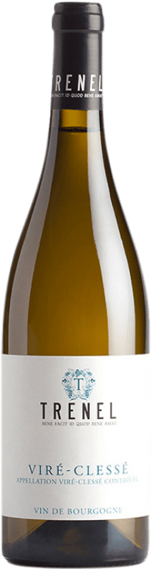 23,95 € Бесплатная доставка | Белое вино Trénel Viré Clessé Бургундия Франция Chardonnay бутылка 75 cl