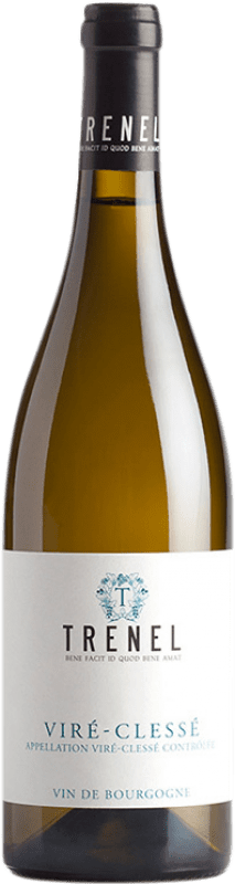23,95 € Envío gratis | Vino blanco Trénel Viré Clessé Borgoña Francia Chardonnay Botella 75 cl