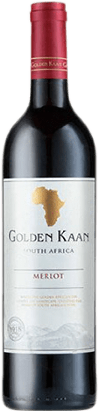 9,95 € Kostenloser Versand | Rotwein Golden Kaan Südafrika Merlot Flasche 75 cl
