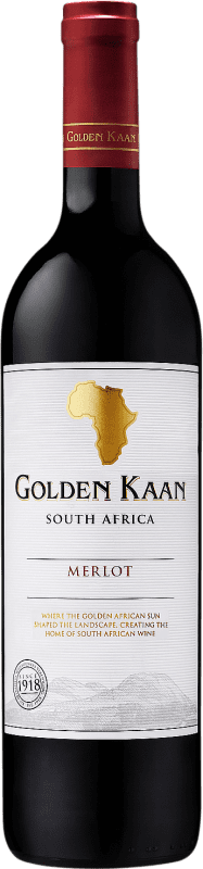 9,95 € Spedizione Gratuita | Vino rosso Golden Kaan Sud Africa Merlot Bottiglia 75 cl