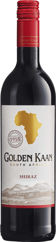 8,95 € Free Shipping | Red wine Golden Kaan South Africa Syrah Bottle 75 cl