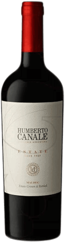 18,95 € 免费送货 | 红酒 Humberto Canale Estate 阿根廷 Malbec 瓶子 75 cl