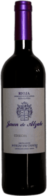 5,95 € Kostenloser Versand | Rotwein Jaun de Alzate Jung D.O.Ca. Rioja La Rioja Spanien Flasche 75 cl