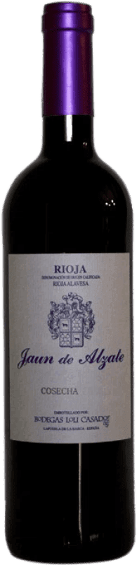 5,95 € Envío gratis | Vino tinto Jaun de Alzate Joven D.O.Ca. Rioja La Rioja España Botella 75 cl