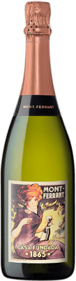 11,95 € Envío gratis | Espumoso Blanco Mont-Ferrant La Senyora Brut Nature D.O. Cava Cataluña España Macabeo, Xarel·lo, Chardonnay, Parellada 75 cl