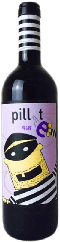 6,95 € 免费送货 | 红酒 Pillet 年轻的 D.O. Cariñena 阿拉贡 西班牙 Grenache 瓶子 75 cl