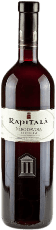 7,95 € Бесплатная доставка | Красное вино Rapitala D.O.C. Italy Италия Бутылка 75 cl