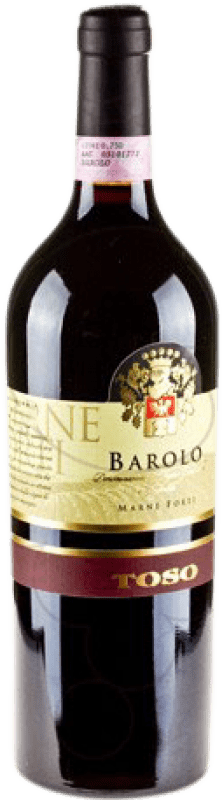 26,95 € Envío gratis | Vino tinto Toso Marne Forti D.O.C.G. Barolo Italia Botella 75 cl