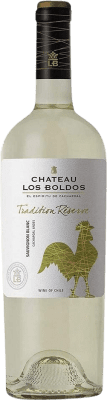 8,95 € Free Shipping | White wine Sogrape Château los Boldos Young Chile Sauvignon White Bottle 75 cl