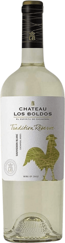 9,95 € Envio grátis | Vinho branco Sogrape Château los Boldos Jovem Chile Sauvignon Branca Garrafa 75 cl