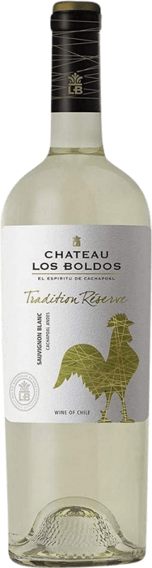 10,95 € Envio grátis | Vinho Branco Sogrape Château los Boldos Jovem Chile Sauvignon 75 cl