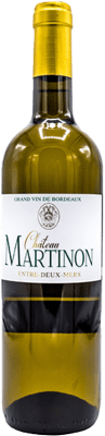 12,95 € Envoi gratuit | Vin blanc Château Martinon Jeune A.O.C. Bordeaux France Sauvignon Blanc, Sémillon, Muscadelle, Sauvignon Gris Bouteille 75 cl