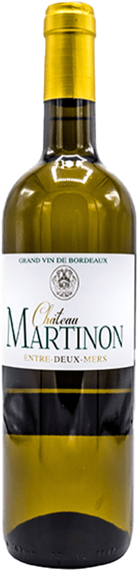 12,95 € 免费送货 | 白酒 Château Martinon 年轻的 A.O.C. Bordeaux 法国 Sauvignon White, Sémillon, Muscadelle, Sauvignon Grey 瓶子 75 cl