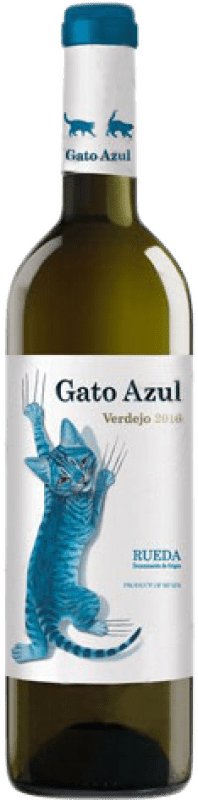 13,95 € Free Shipping | White Wine El Gato Azul Young D.O. Rueda Castilla y León Spain Verdejo 75 cl