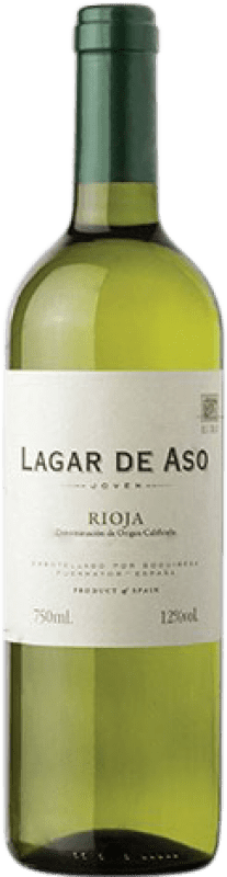 6,95 € Бесплатная доставка | Белое вино Lagar de Aso Blanc Молодой D.O.Ca. Rioja Ла-Риоха Испания Macabeo бутылка 75 cl