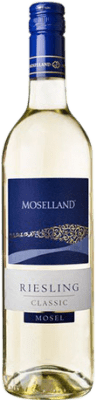 8,95 € Envío gratis | Vino blanco Moselland Classic Joven Alemania Riesling Botella 75 cl