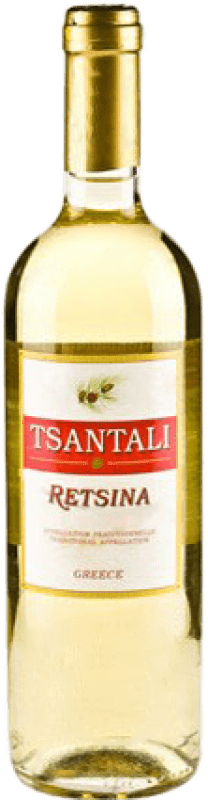 5,95 € 送料無料 | 白ワイン Tsantali Retsina 若い ギリシャ ボトル 75 cl