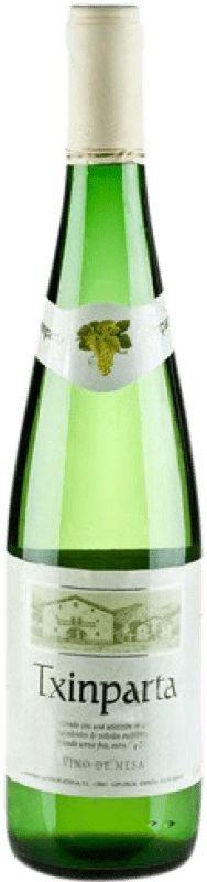 4,95 € Envío gratis | Vino blanco Txinparta Joven La Rioja España Hondarribi Zuri, Hondarribi Beltza Botella 75 cl