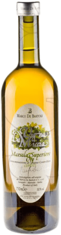 38,95 € Бесплатная доставка | Крепленое вино Marco de Bartoli Oro D.O.C. Marsala Италия Grillo бутылка 75 cl