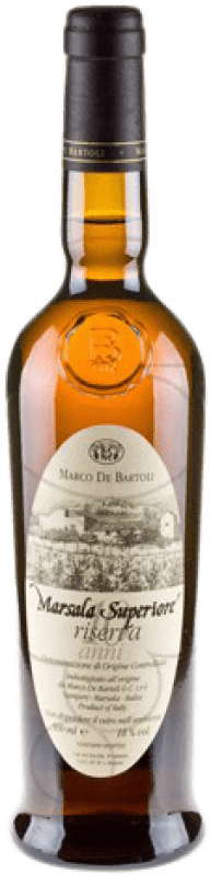 45,95 € 送料無料 | 酒精強化ワイン Marco de Bartoli レセルバ D.O.C. Marsala イタリア Grillo — グリッロ ミディアムボトル 50 cl