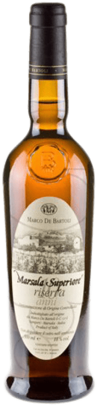 43,95 € Spedizione Gratuita | Vino fortificato Marco de Bartoli Riserva D.O.C. Marsala Italia Grillo Bottiglia Medium 50 cl