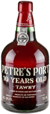 31,95 € Free Shipping | Fortified wine Petre's I.G. Porto Porto Portugal Tempranillo, Touriga Franca, Touriga Nacional, Tinta Amarela, Tinta Cão, Tinta Barroca 10 Years Bottle 75 cl