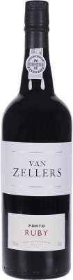 19,95 € Free Shipping | Fortified Wine Van Zellers Ruby I.G. Porto Porto Portugal Tempranillo, Touriga Franca, Touriga Nacional, Tinta Amarela, Tinta Cão, Tinta Barroca 75 cl