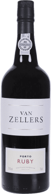 19,95 € Envio grátis | Vinho fortificado Van Zellers Ruby I.G. Porto Porto Portugal Tempranillo, Touriga Franca, Touriga Nacional, Tinta Amarela, Tinta Cão, Tinta Barroca Garrafa 75 cl