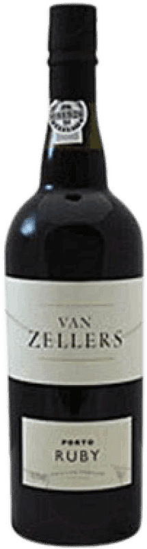 7,95 € Free Shipping | Fortified wine Van Zellers Ruby I.G. Porto Porto Portugal Tempranillo, Touriga Franca, Touriga Nacional, Tinta Amarela, Tinta Cão, Tinta Barroca Bottle 75 cl