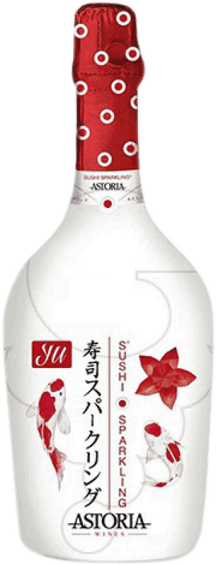 54,95 € Free Shipping | White sparkling Astoria Yu Sushi Sparkling Extra Brut Joven Otras D.O.C. Italia Italy Glera, Prosecco Jéroboam Bottle-Double Magnum 3 L