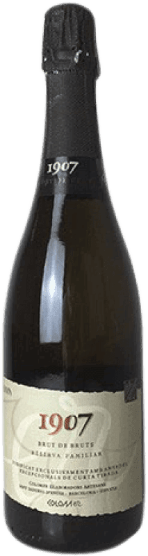 8,95 € 免费送货 | 白起泡酒 Colomer 1907. Brut de Bruts 香槟 预订 D.O. Cava 加泰罗尼亚 西班牙 Macabeo, Xarel·lo, Parellada 瓶子 75 cl
