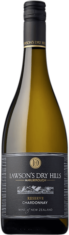 39,95 € Spedizione Gratuita | Vino bianco Lawson's Dry Hills Riserva I.G. Marlborough Marlborough Nuova Zelanda Chardonnay Bottiglia 75 cl