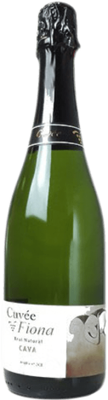 10,95 € 免费送货 | 白起泡酒 Cuvée Fiona Brut Nature 年轻的 D.O. Cava 加泰罗尼亚 西班牙 Macabeo, Xarel·lo, Parellada 瓶子 75 cl