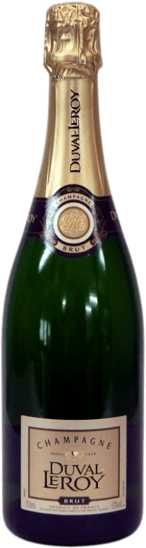 28,95 € Envoi gratuit | Blanc mousseux Duval-Leroy Brut Grande Réserve A.O.C. Champagne France Pinot Noir, Chardonnay, Pinot Meunier Bouteille 75 cl