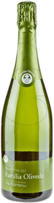 7,95 € Бесплатная доставка | Белое игристое Familia Oliveda сухой D.O. Cava Каталония Испания Macabeo, Xarel·lo бутылка 75 cl
