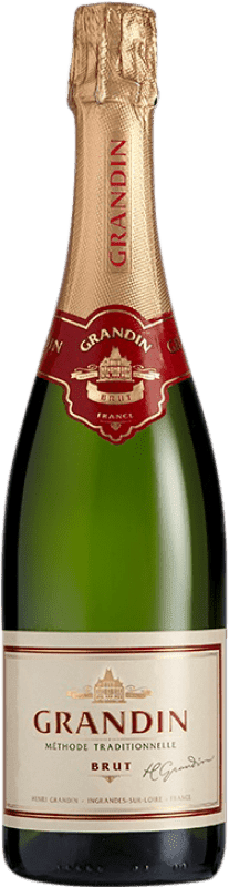 15,95 € Spedizione Gratuita | Spumante bianco Henri Grandin Brut Gran Riserva A.O.C. Francia Francia Bottiglia 75 cl