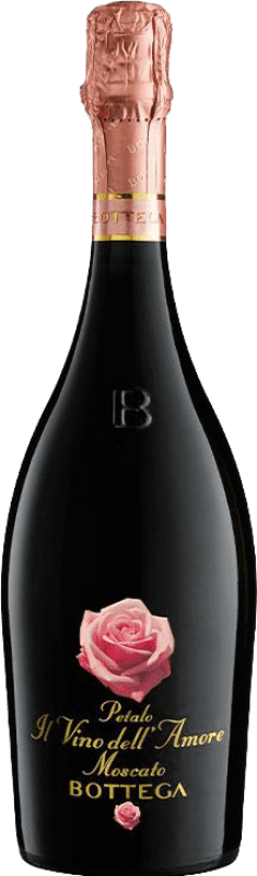 9,95 € Envio grátis | Espumante Branco Bottega Petalo Il Vino dell' Amore D.O.C. Itália Itália Moscato 75 cl
