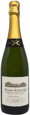 15,95 € Spedizione Gratuita | Spumante bianco Gleva Estates Ramón Raventós XV Brut Extra Riserva D.O. Cava Catalogna Spagna Xarel·lo Vermell Bottiglia 75 cl