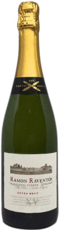 14,95 € Envoi gratuit | Vin Mousseux Blanc Gleva Estates Ramón Raventós XV Extra Brut Réserve D.O. Cava Catalogne Espagne Xarel·lo Vermell Bouteille 75 cl