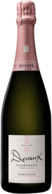 28,95 € Envío gratis | Espumoso Rosado Devaux Brut Cuvée, Rosé — Rosado Gran Reserva A.O.C. Champagne Francia Pinot Negro 75 cl
