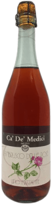 4,95 € Envoi gratuit | Vin Mousseux Rosé Ca' De' Medici Rosat D.O.C. Lambrusco di Sorbara Italie Lambrusco Bouteille 75 cl